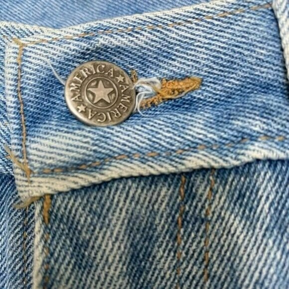 Vintage Perry Ellis America Mens Light Blue Cotton5-Pocket Jeans Size 35X32 - Picture 6 of 10